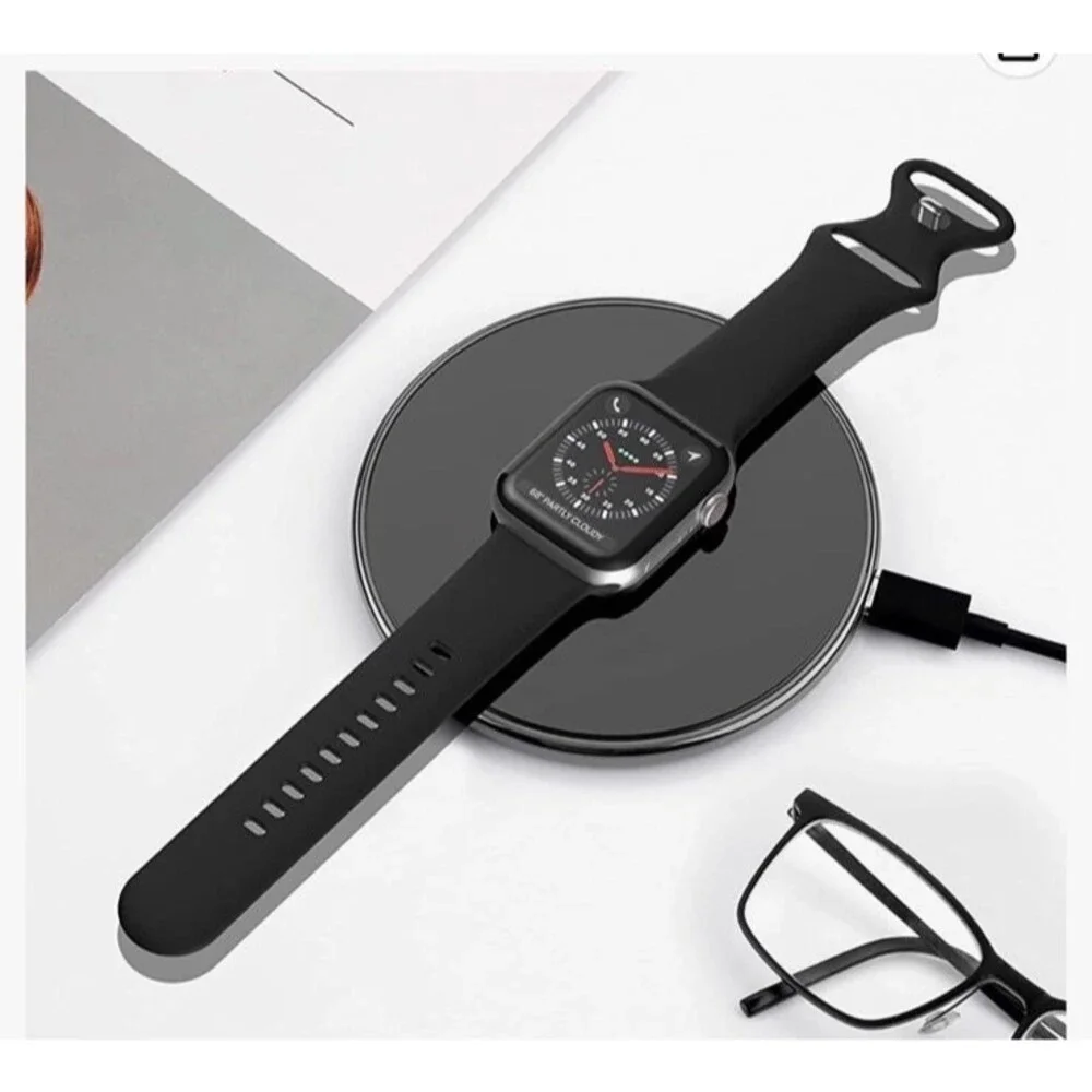 Apple Watch Bands 42mm/44mm/45mm Apple Watch Band Black Pink Nylon Silicone 2 A1